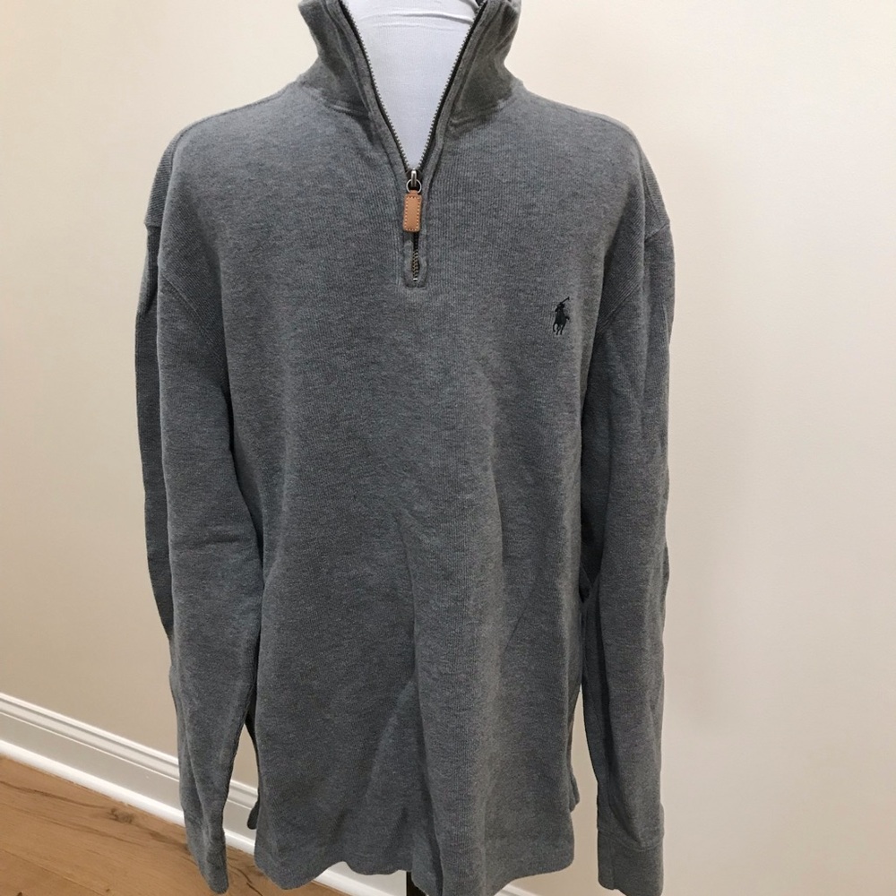 Polo Ralph Lauren Gray Half-Zip Sweater